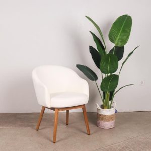 Sansa Dining Chair Kayu Jati Minimalis Retro