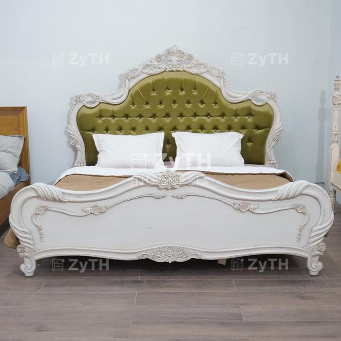 Tempat Tidur Ukir Klasik Berkualitas Ekspor Octavie Bed